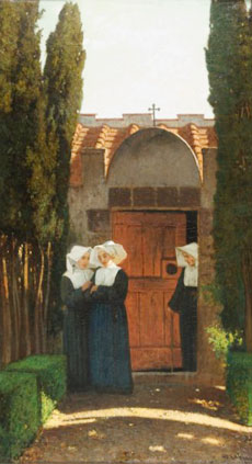 Vincenzo Cabianca, I segreti del chiostro, 1861